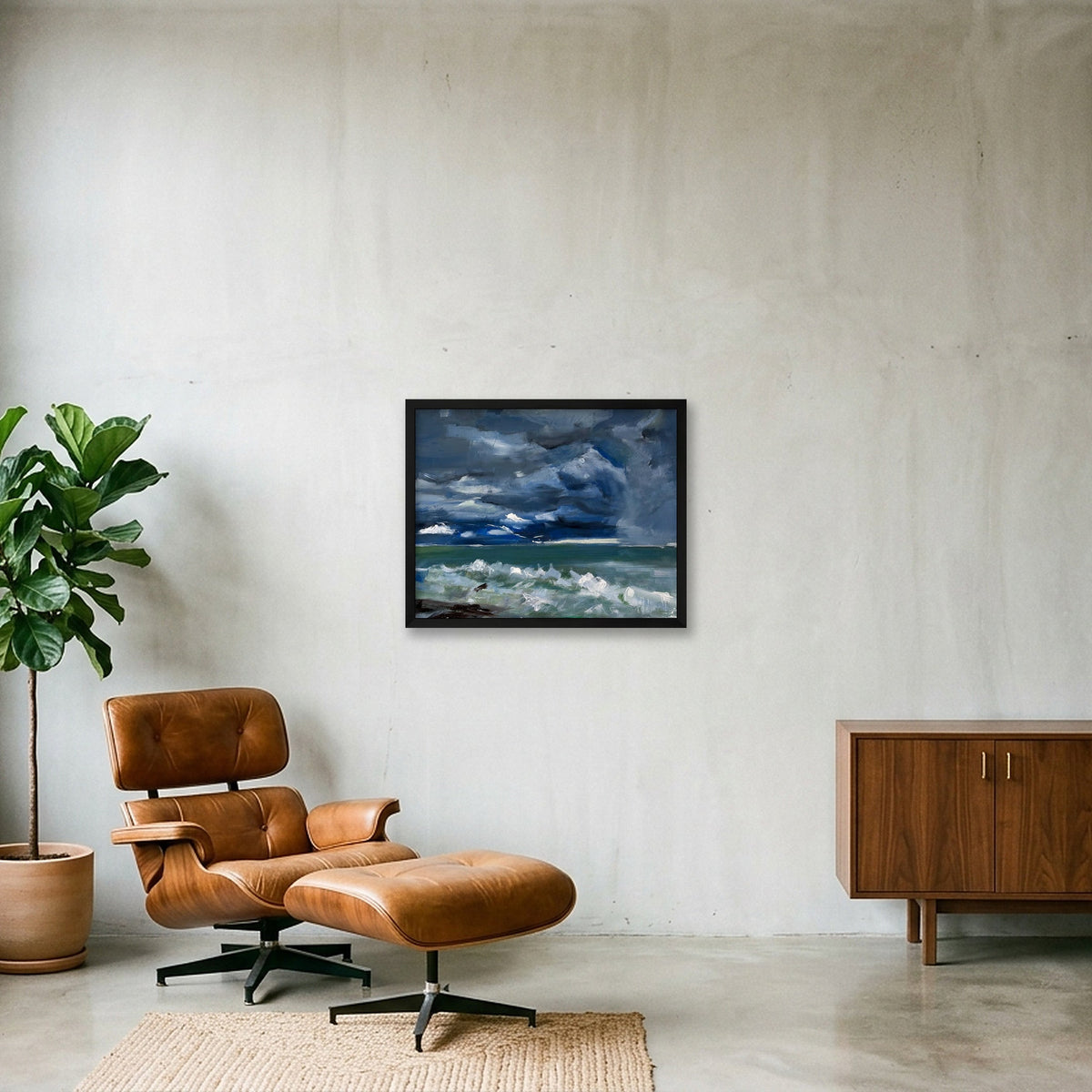 Seascape — 50×40cm, 20×16" Black Frame