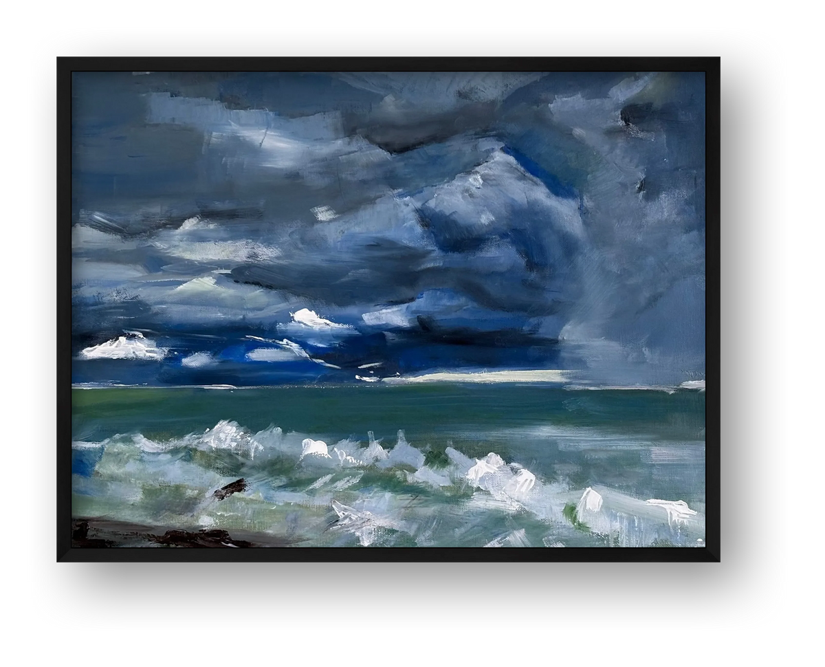 Seascape — framed