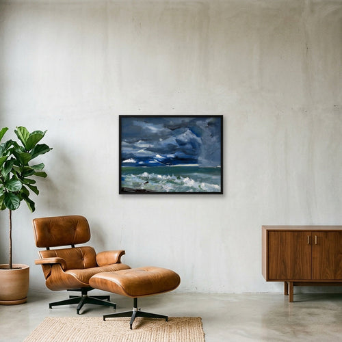 Seascape — 80×60cm, 31×24" Black Frame