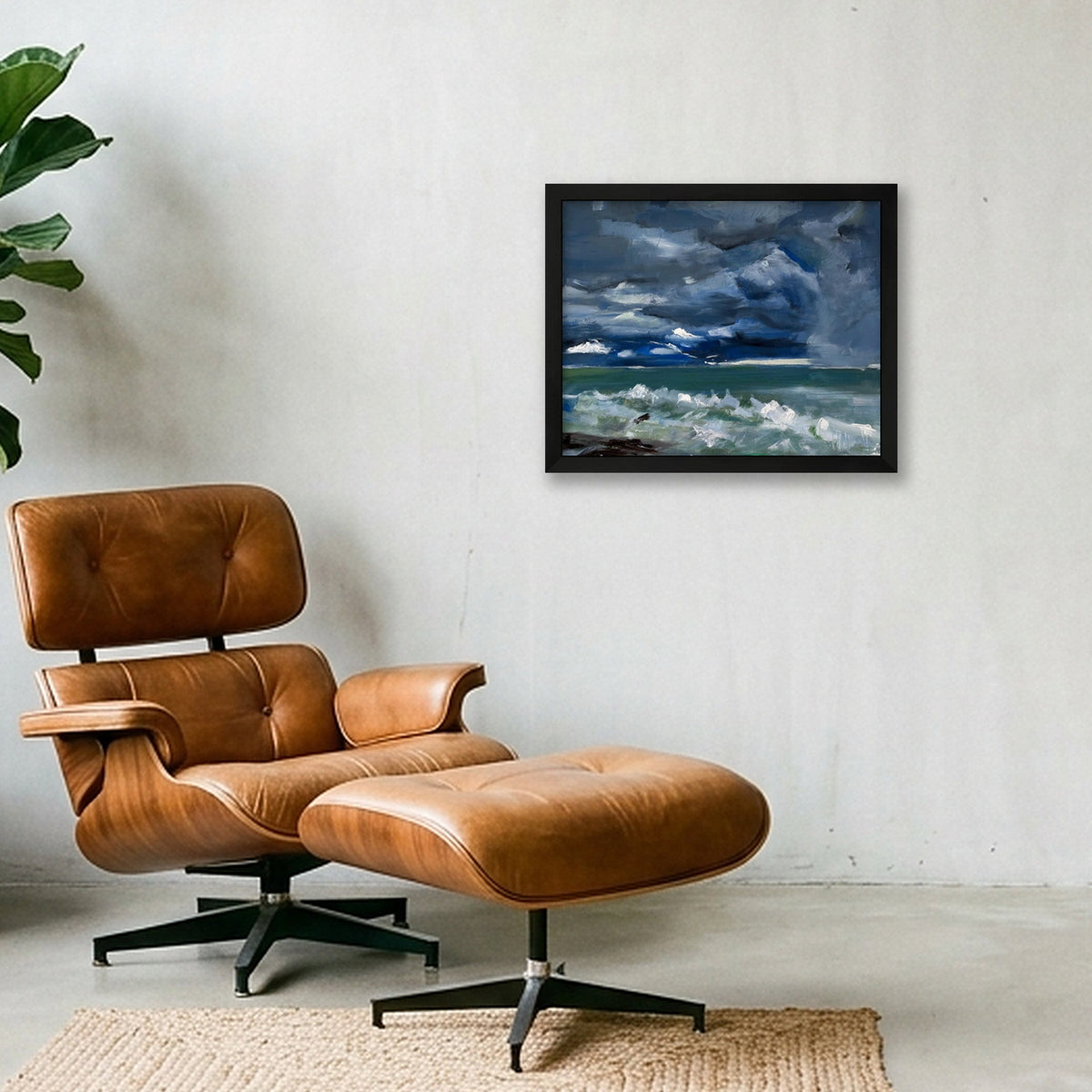 Seascape — 35×28cm, 14×11" Black Frame